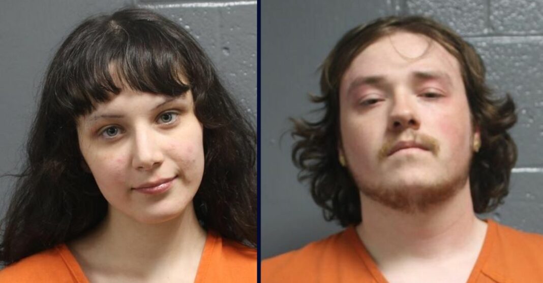 Couple arrested after toddlers found outside in extreme cold wearing only pajamas and diaper, police say