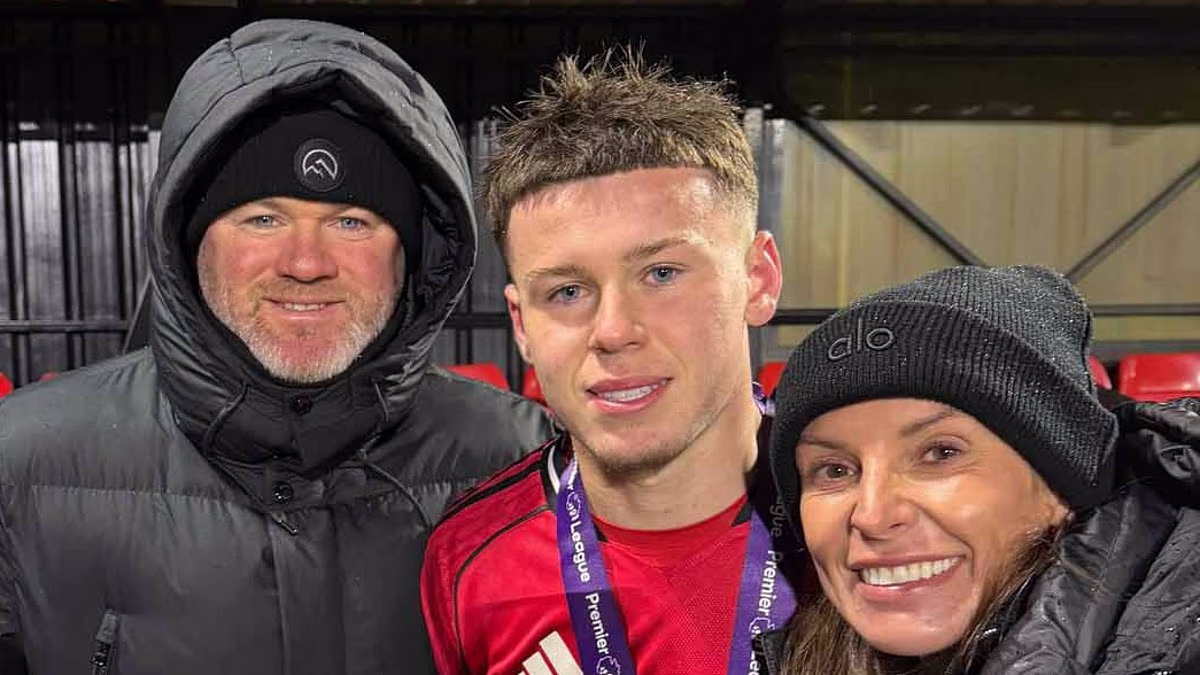 Cristiano Ronaldo Jr and Kai Rooney were once Man United team-mates - now they are strutting their stuff at Real Madrid and Man United... just like their fathers