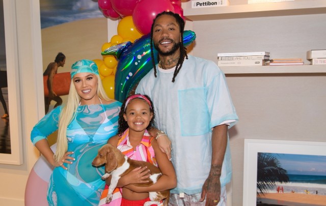 DERRICK ROSE AND ALAINA ANDERSON CELEBRATE DAUGHTER LAYLA MALIBU ROSE’S 8TH BIRTHDAY IN MIAMI