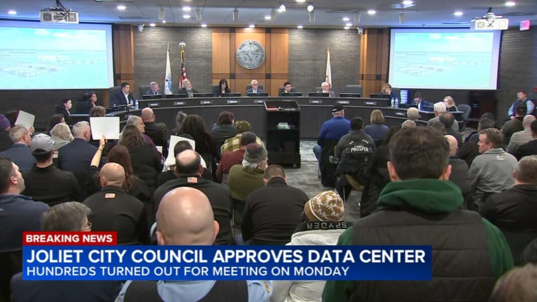 Data centers in Illinois: City council approves plans for Joliet data center near Bernhard and Rowell, east of Speedway