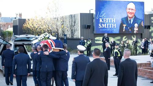 Funeral for Tasmania Policeman Keith Smith.