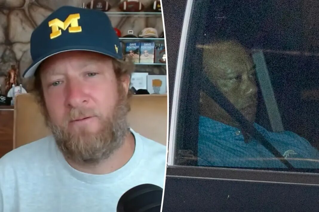 Dave Portnoy thinks Tiger Woods should be put ‘behind bars’ to teach him a lesson about DUI