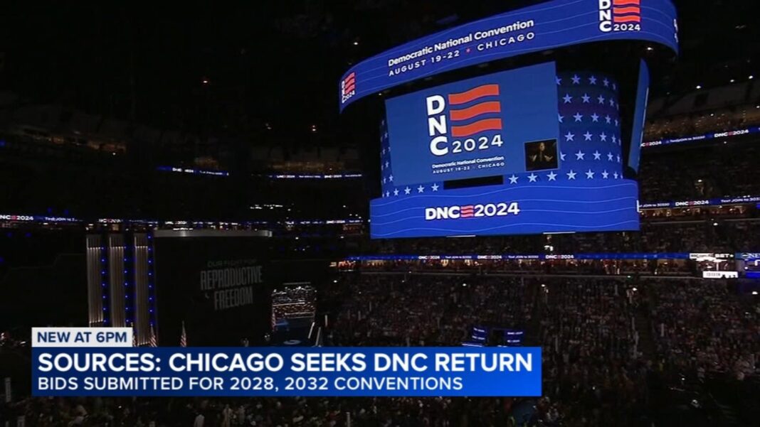 Democratic National Committee announces Chicago as front-runner to host 2028, 2032 DNCs