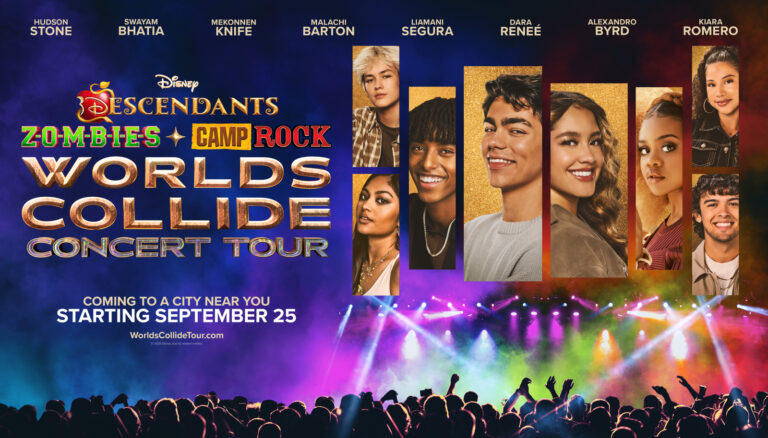 Disney’s ‘Worlds Collide’ Tour: Experience the Magic with Stars from ‘Descendants,’ ‘ZOMBIES,’ and ‘Camp Rock
