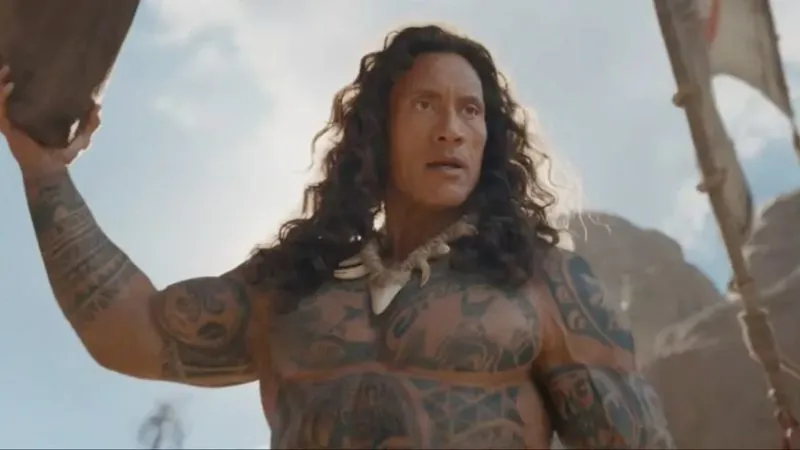 Dwayne Johnson’s ‘Moana’ wig sends internet into laughing fit