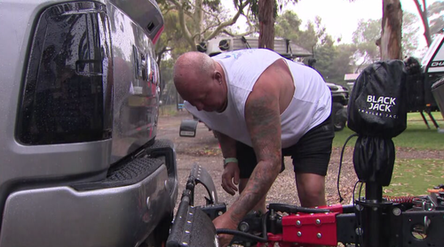 Gold Coast man Richard Croydon is four weeks into a nine month road trip.