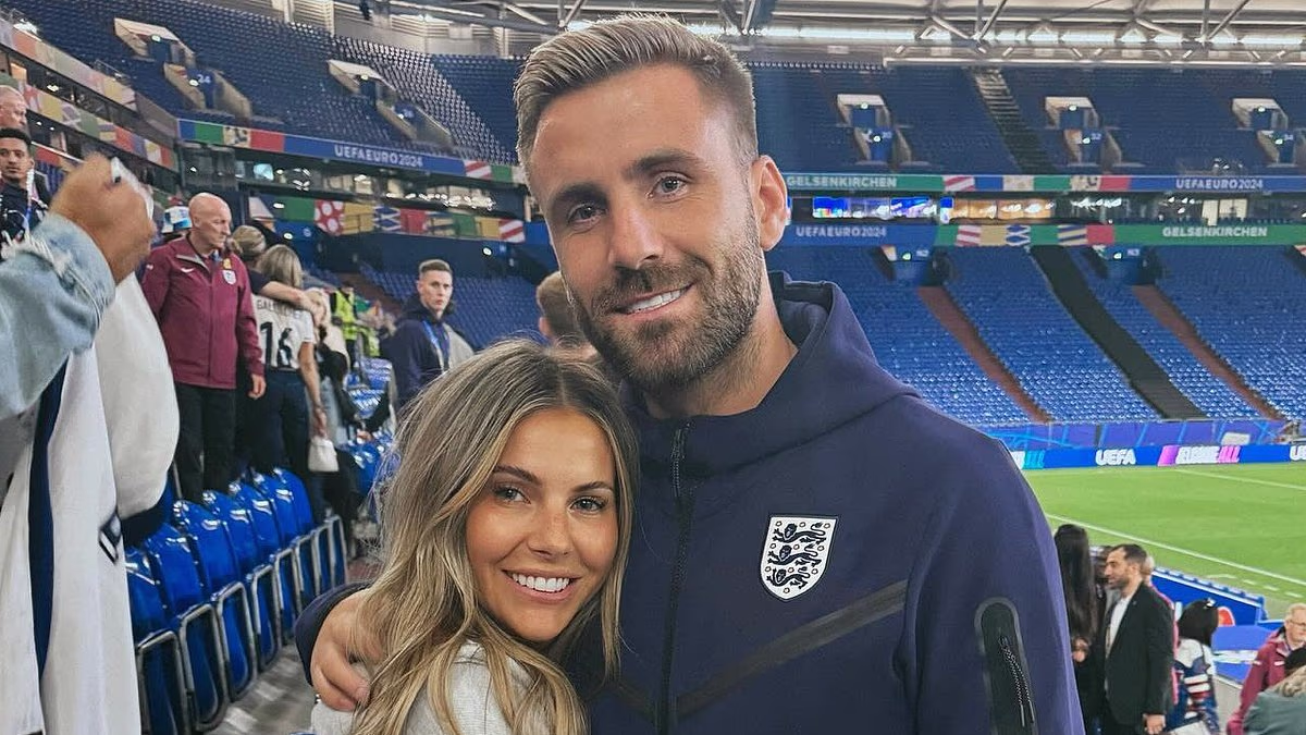 England footballer Luke Shaw and wife Anouska Santos announce they've welcomed fourth child after keeping pregnancy under wraps as she shares first photos and reveals sweet name