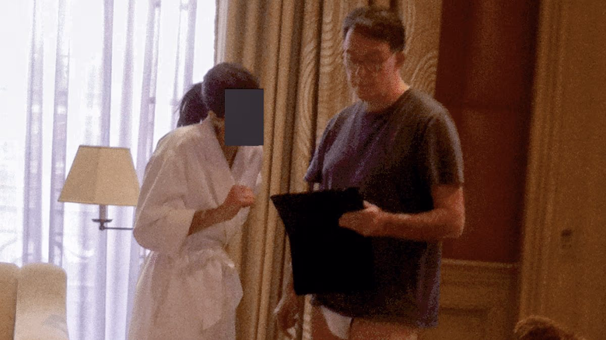 Epstein took snap of Mandelson in his underpants,  model reveals