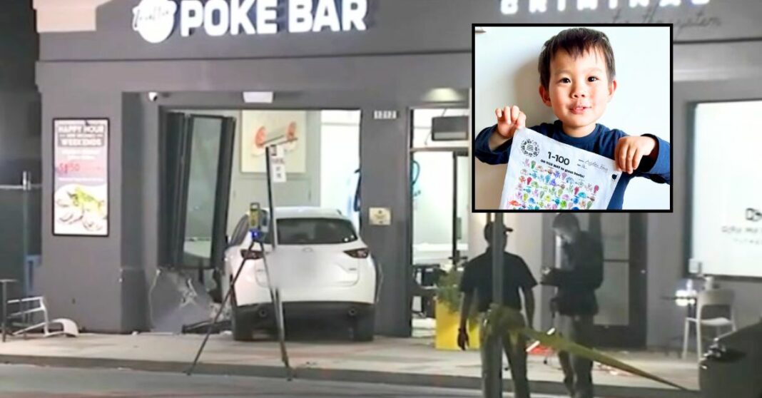 'Found him underneath the vehicle': Teen in SUV runs over 4-year-old boy before crashing into restaurant where his parents sat, lawsuit says