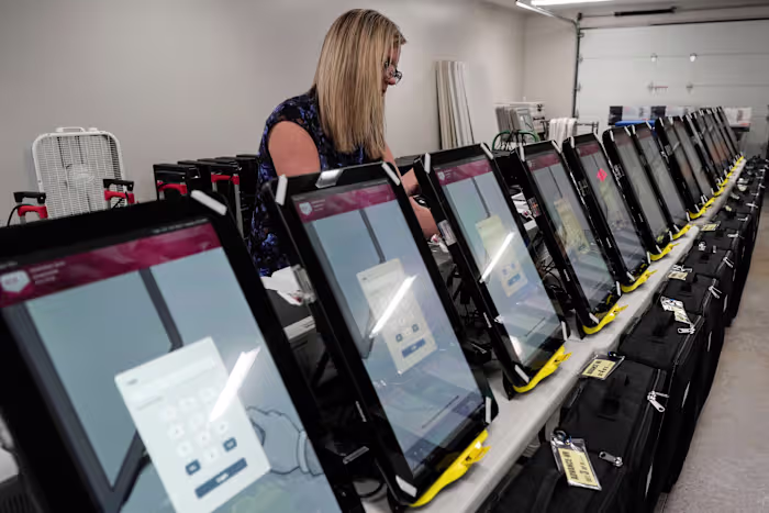 Georgia was going to dump voting machines that Trump hates until things got complicated