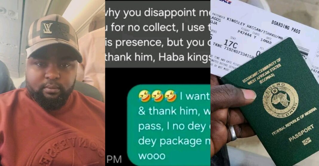 “I told them” – Man shares ex-girlfriend’s reaction after her husband surprised him with dollars at airport, amount trends