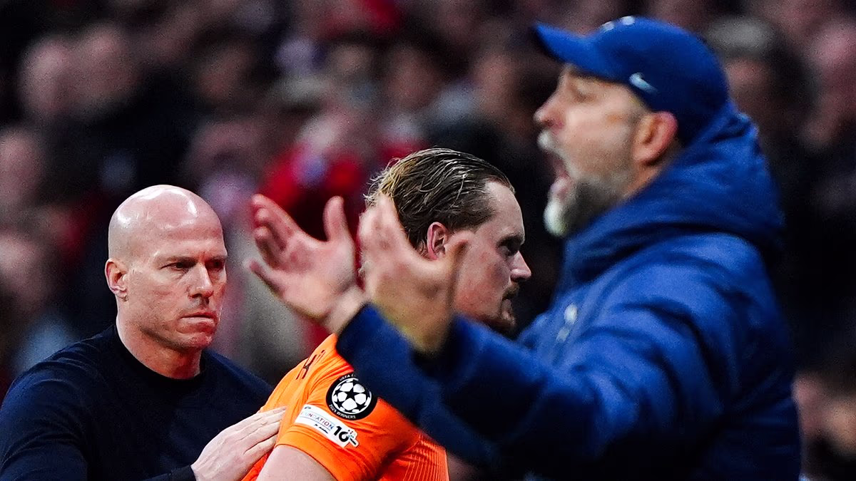 Igor Tudor explains why he blanked goalkeeper Antonin Kinsky after Champions League nightmare and reveals how he responded at half-time