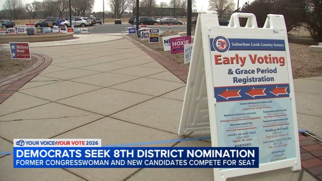 Illinois primary election 2026: Democratic candidates vie for 8th Congressional District rep. seat held by Raja Krishnamoorthi