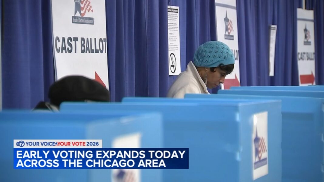 Illinois primary elections 2026: Early voting expands in Chicago, Cook County for Illinois Primary