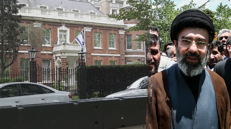 Iran’s Supreme Leader Allegedly Connected to Properties Overlooking Israeli Embassy in UK