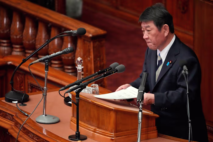 Japanese national detained in Iran last year has been released, Japan's foreign minister says