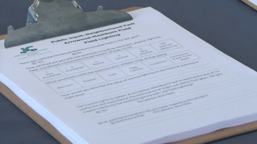 Johnson City asking for feedback about Arrowood-Mashburn Baseball Field