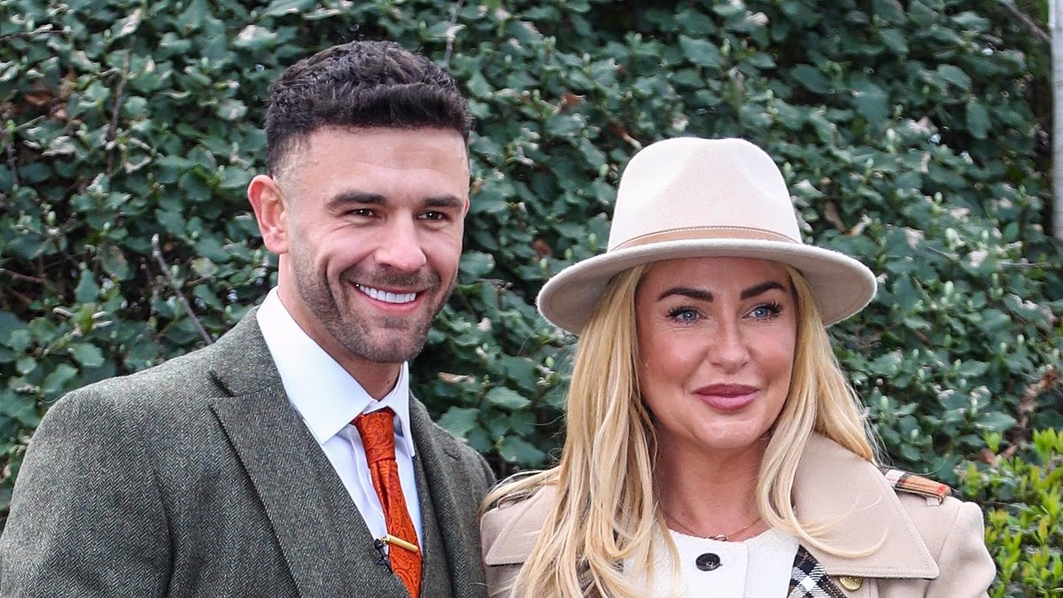 Josie Gibson cosies up to 'the world's hottest horse farrier' Samuel Wolfenden at Cheltenham Festival after the pair enjoyed a VERY flirty first meeting on This Morning