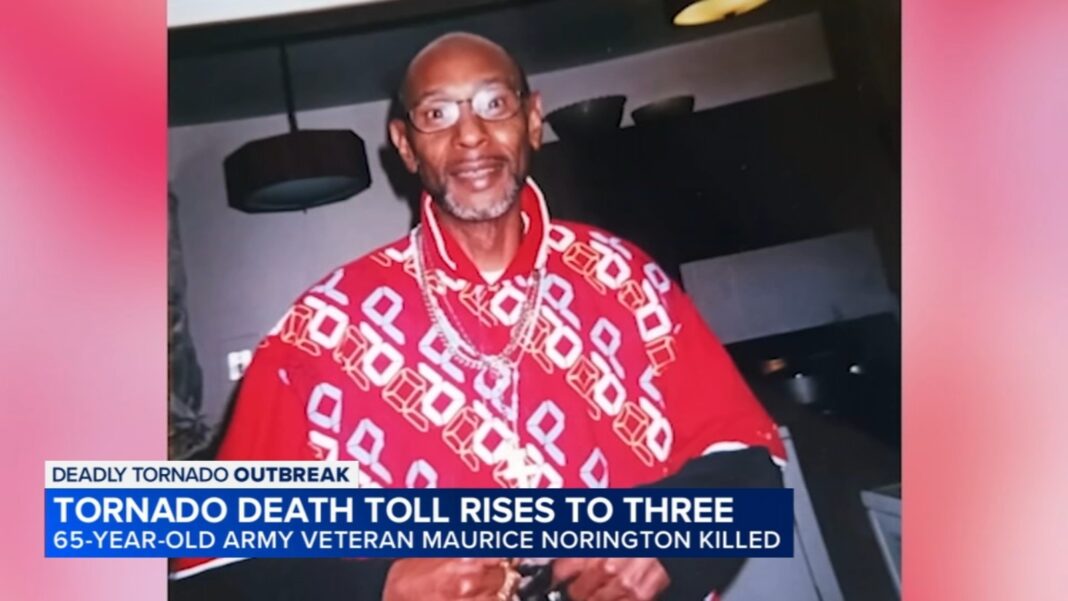 Kankakee tornado death: US Army veteran Maurice Norington ID'd as man found dead in storm damage in Aroma Park, Illinois home