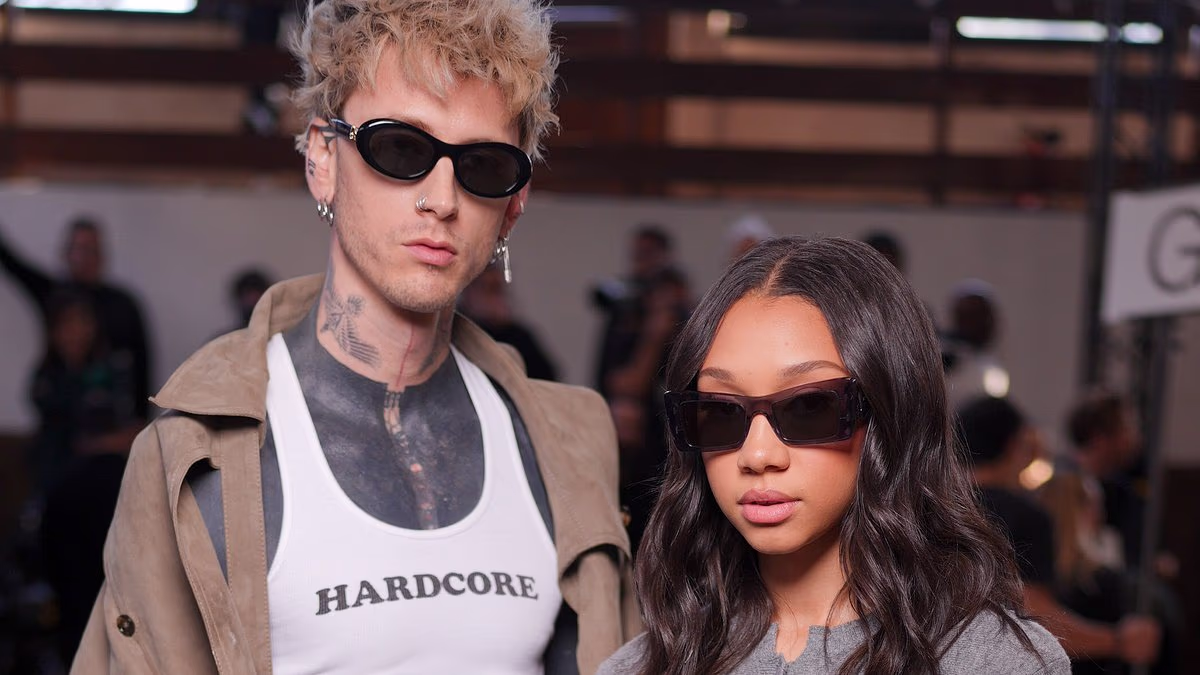 Machine Gun Kelly enjoys PFW with daughter Casie amid Megan Fox rumors