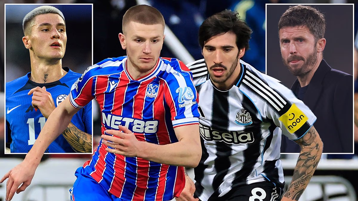 Man United Confidential: Revealed - the THREE midfielders on new transfer wishlist, why Benjamin Sesko has joined up with Slovenia squad, the REAL reason for Michael Carrick's anger at Bournemouth and the manager's latest match-day trick