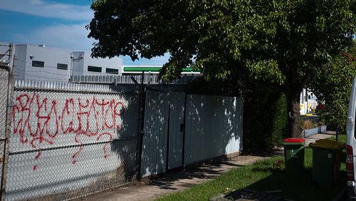 The now empty block of land which was previously the Rainbow Garden brothel on Cowper Street in Footscray, Melbourne, Victoria, Wednesday, March 18th, 2026. Asian migrant sex worker Yuko, 62, was found dead in late 2024 at the brothel she ran on Cowper Street in Footscray, with Michael James Chalmers charged with her murder.