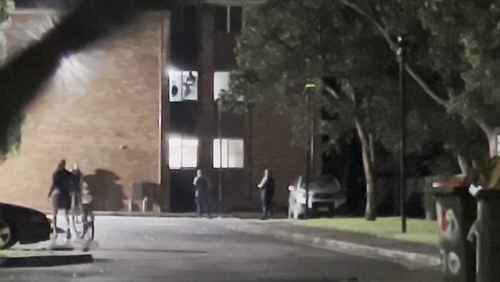 Police were forced to wait until 5am to arrest the alleged driver of the car.