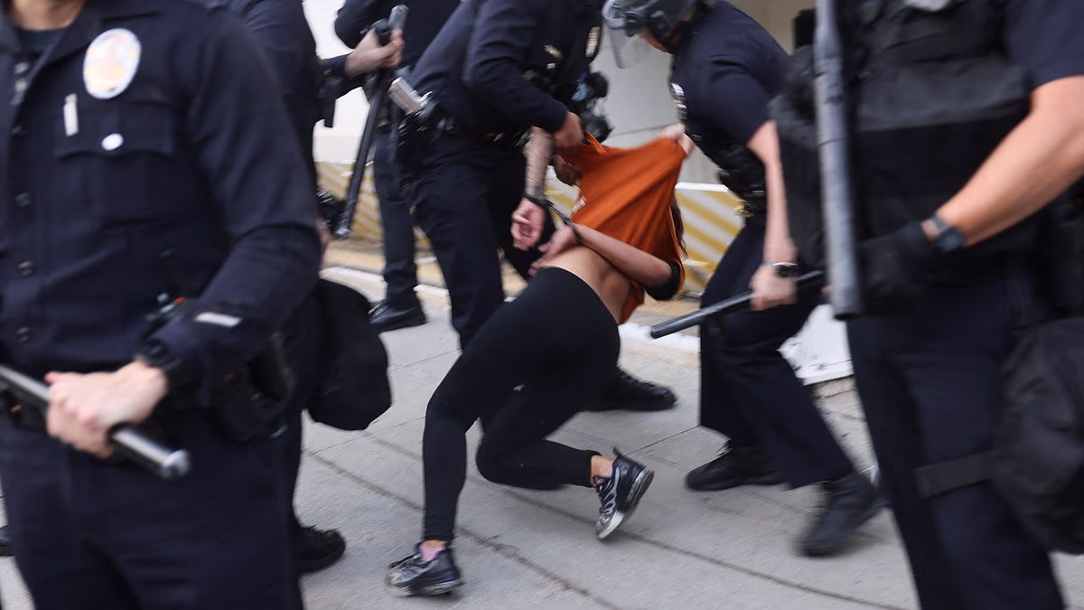 Mayhem erupts at No Kings protests across America