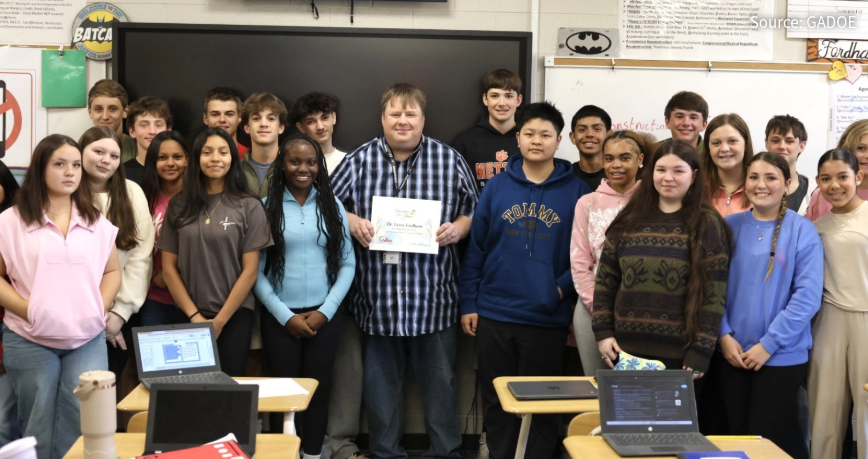 Metter High School teacher is one of 10 finalists for 2027 Georgia Teacher of the Year