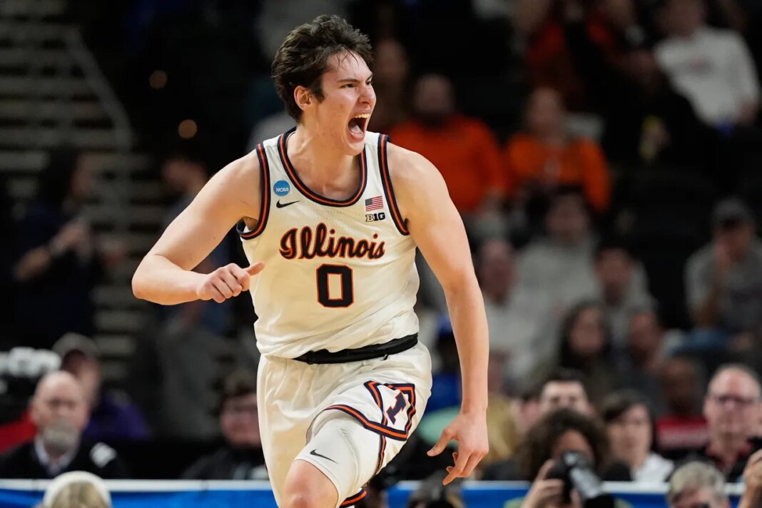 Mirkovic puts on a show, Illini dominate Quakers