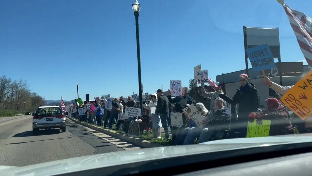 No Kings Protests seen all throughout the Tri-Cities Saturday