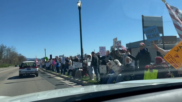 Widespread “No Kings” Protests Sweep Through the Tri-Cities on Saturday