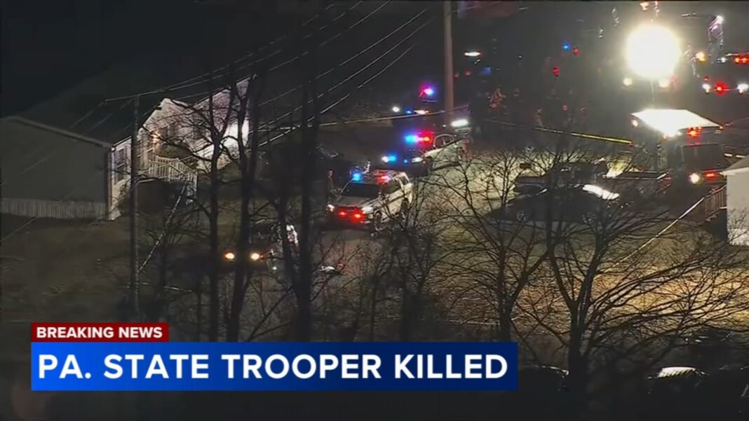 Pennsylvania state police trooper shot and killed during traffic stop; suspect also dead