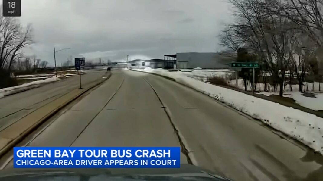 Prospect Heights, Illinois man Ghebry Figueroa charged after Green Bay bus crash during trip from Chicago to Michigan injures 41
