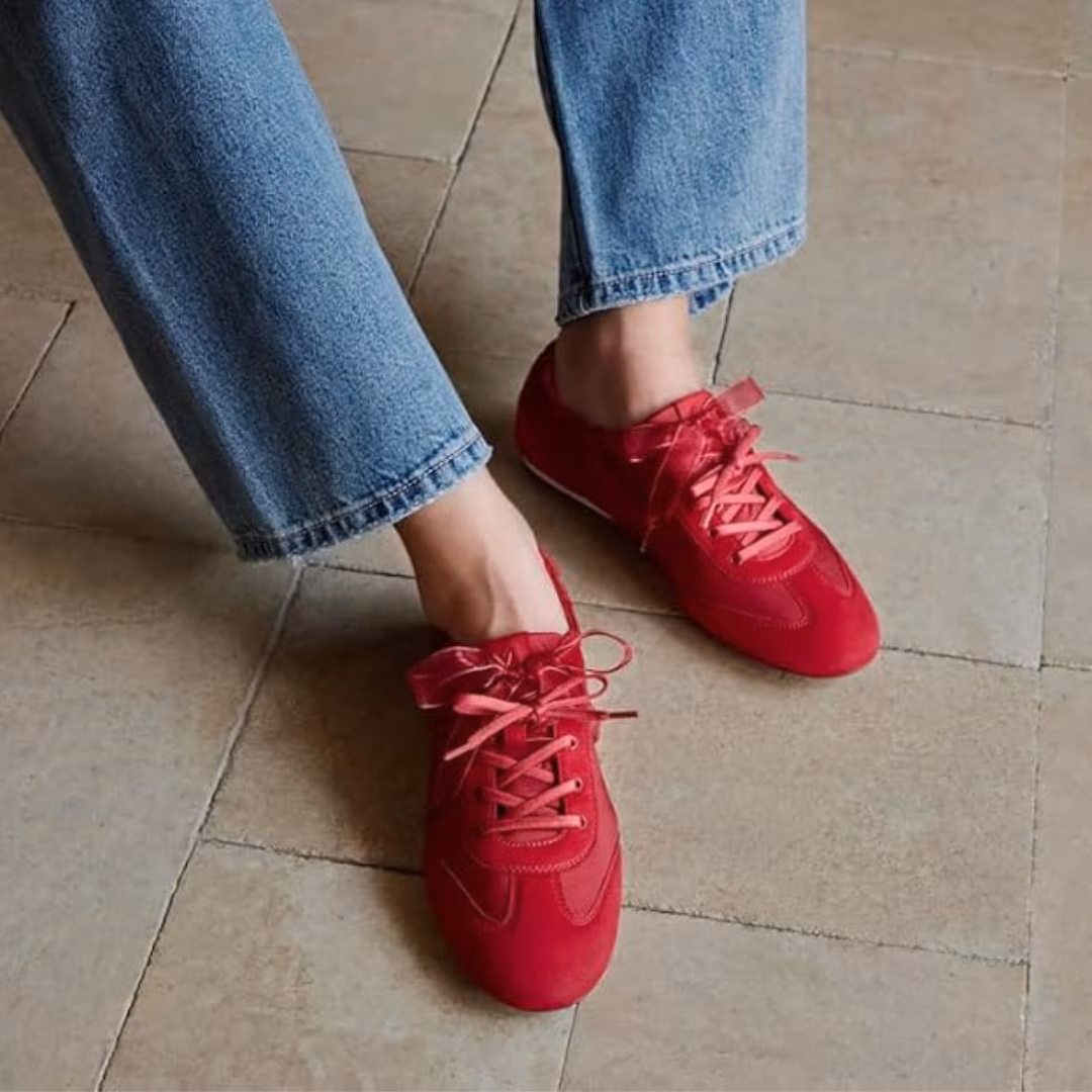 Red Sneakers Might Be the Easiest Outfit Upgrade Ever