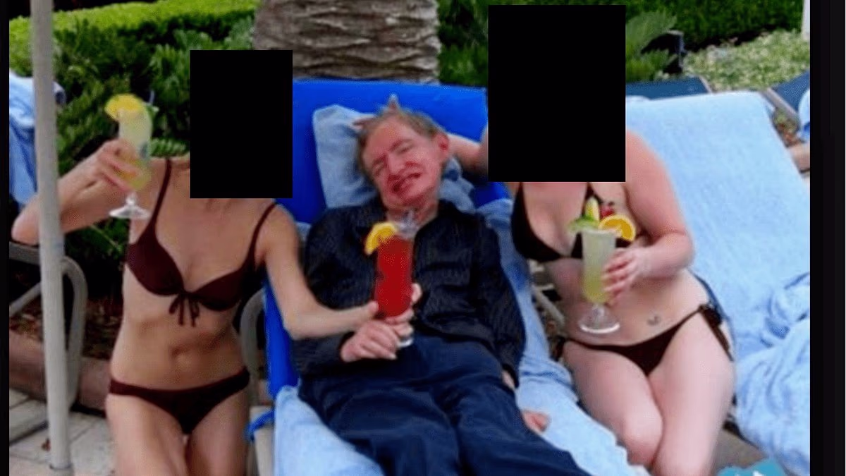 Revealed: The women pictured with Stephen Hawking in the Epstein files
