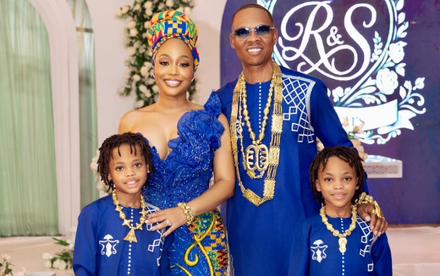 SHAMARI AND RONNIE DEVOE RENEW THEIR VOWS IN GHANA WITH THEIR SONS BY THEIR SIDE
