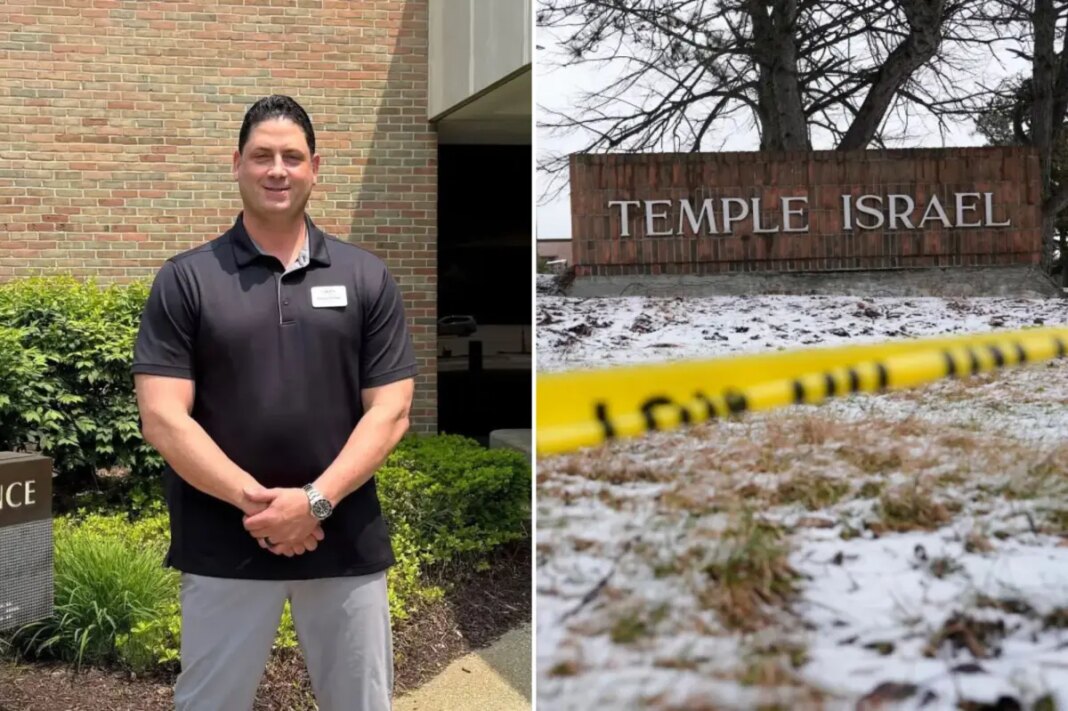 Security guard injured in Michigan synagogue car ramming ID'd as longtime police officer