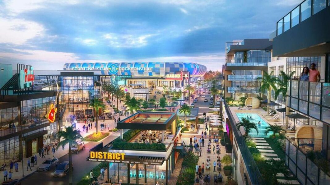 Sporting JAX announces plan for new stadium in St. Johns Town Center area as part of mixed-use entertainment district