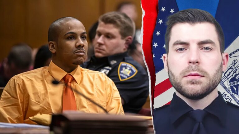 Split Jury Convicts NYPD Officer’s Killer of Manslaughter, Acquits on Murder Charge After Deliberation