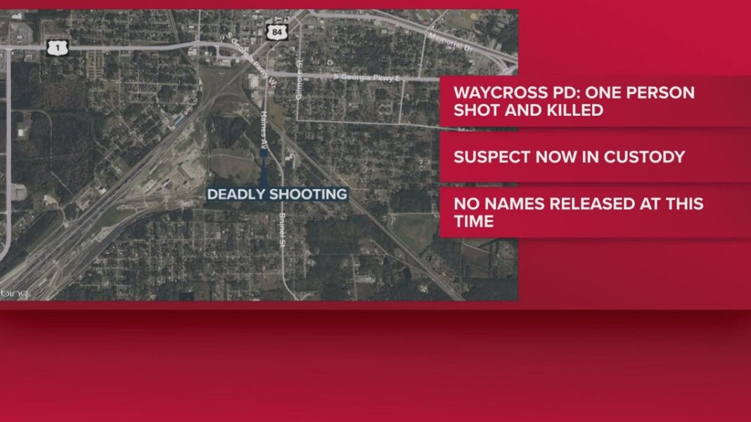Suspect in custody after man shot, killed in Waycross, police say