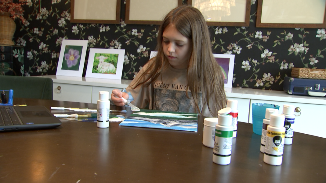 Tampa Bay child cancer survivor needs public’s help to win art contest
