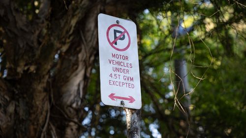 NEWS: Parked or abandoned boat tailers and caravans along Darley Rd, Leichhardt. September 15th, 2025, Photo: Wolter Peeters, The Sydney Morning Herald.