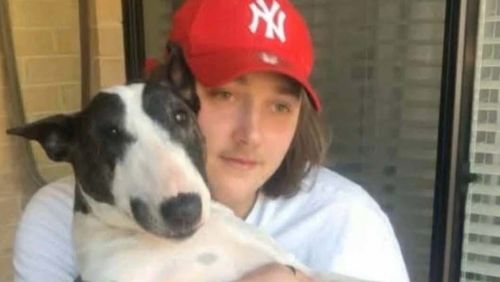 Aidan Becker, 22, was allegedly stabbed to death after intervening to help a 14-year-old who was being robbed by four teenagers.