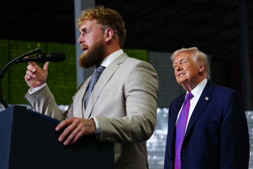 Trump endorses Jake Paul, praises boxer's 'beautiful' fiancee in surprise speech