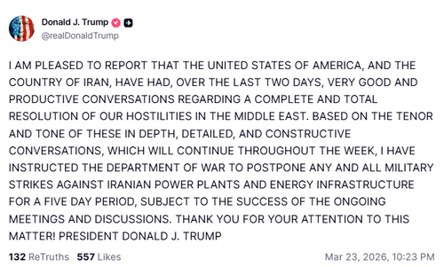 Trump extends deadline after Iran threatens to hit Gulf power plants