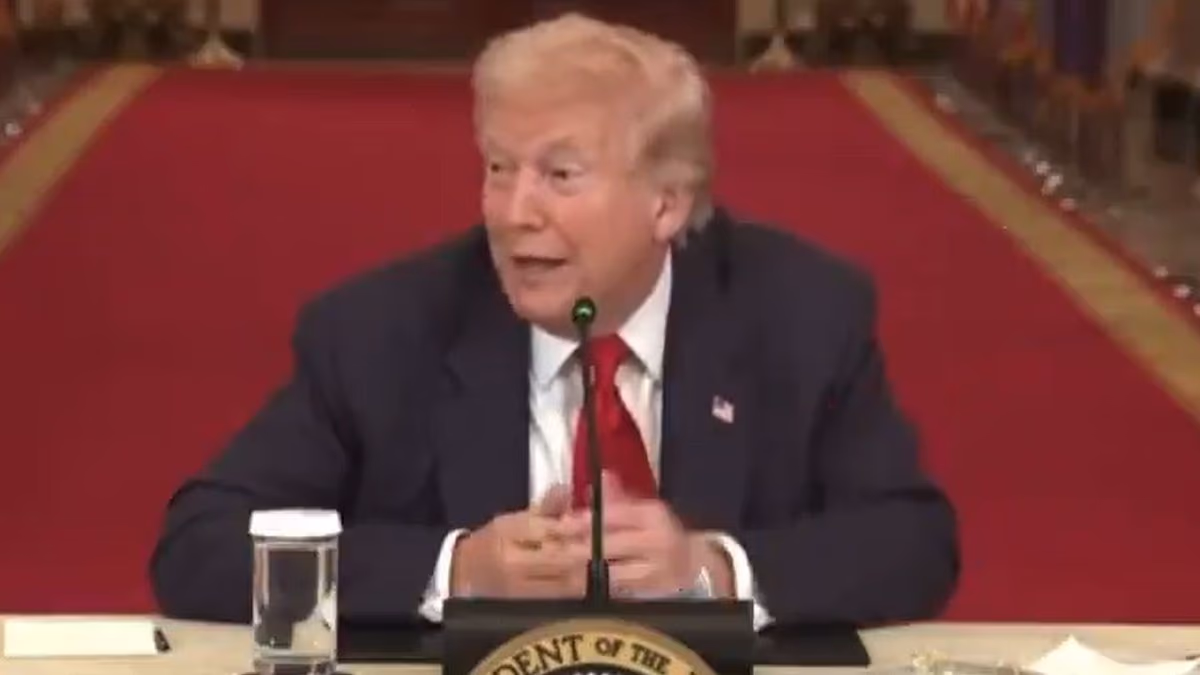 Trump humiliates reporter after question about son's baseball career