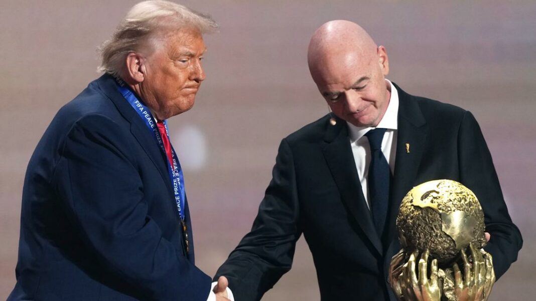 Trump may be banned from the LA Olympics and World Cup matches under proposed rule change