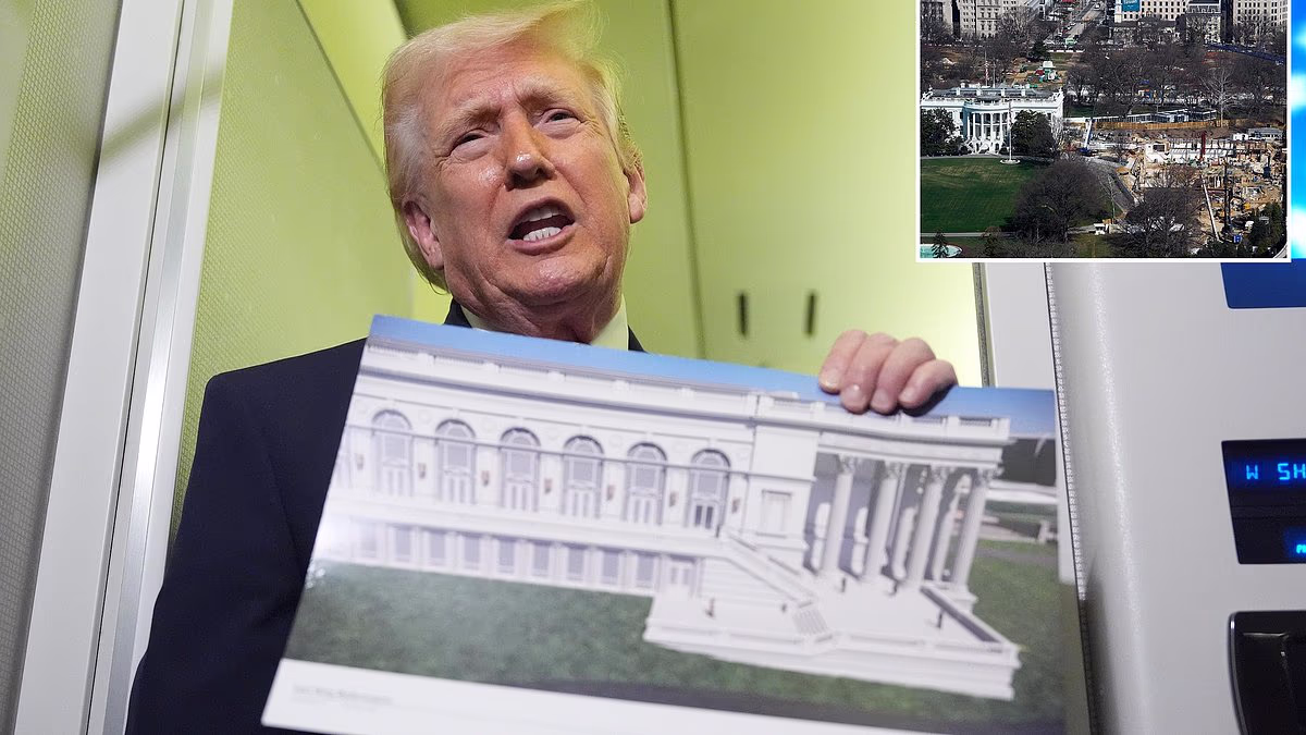 Trump ordered to stop construction on his glitzy White House ballroom