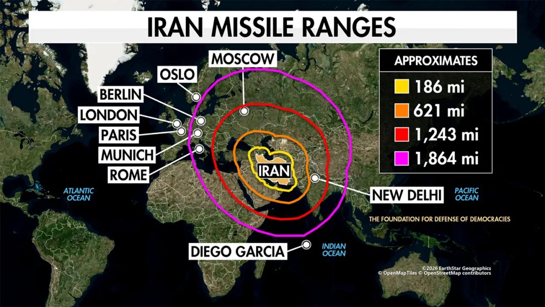Trump proven right on Iran's long-range missile capability as regime targets US-UK base, experts say